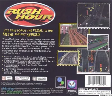 Rush Hour (US) box cover back